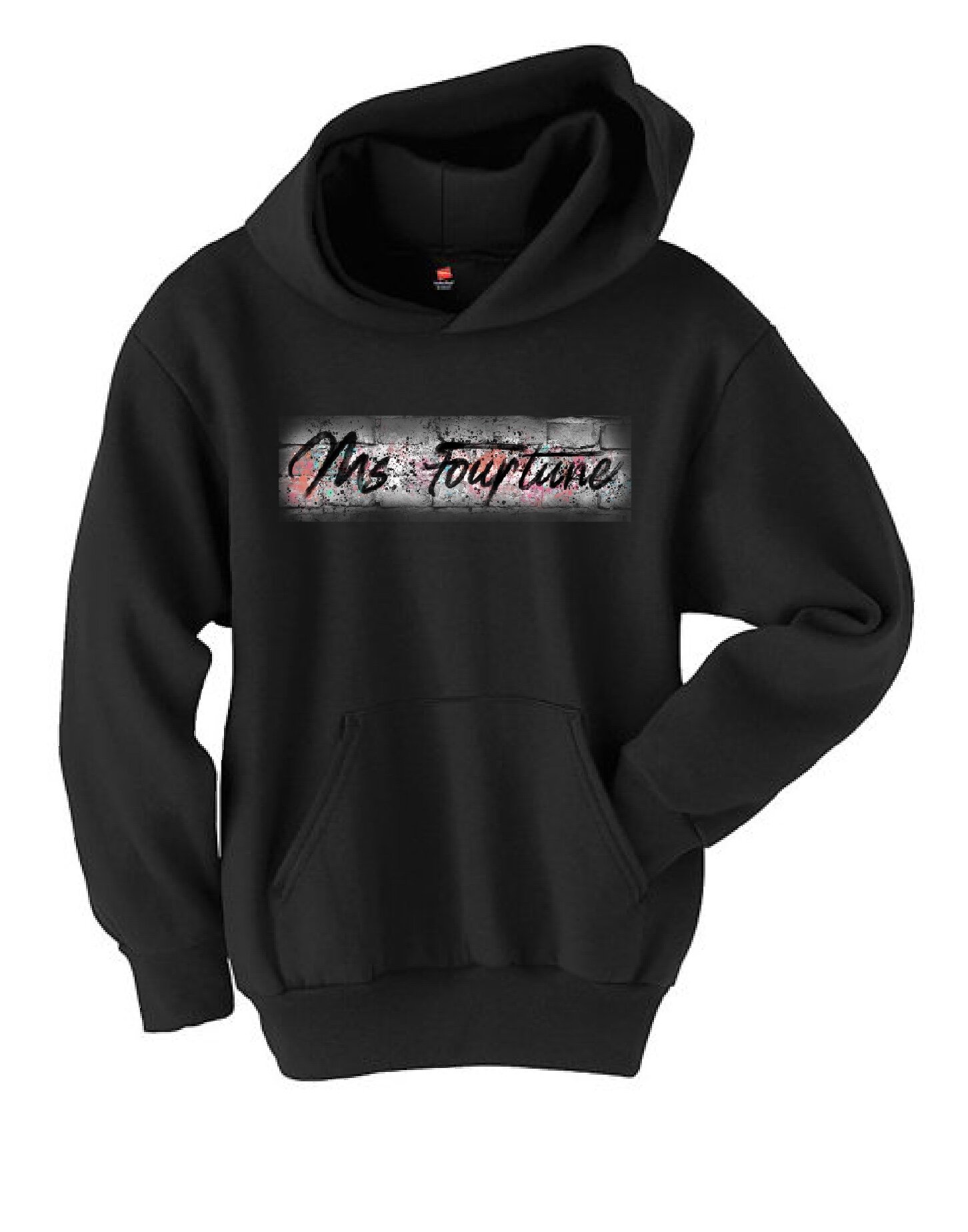 “Ms Fourtune’ - Brick Logo Hoodie