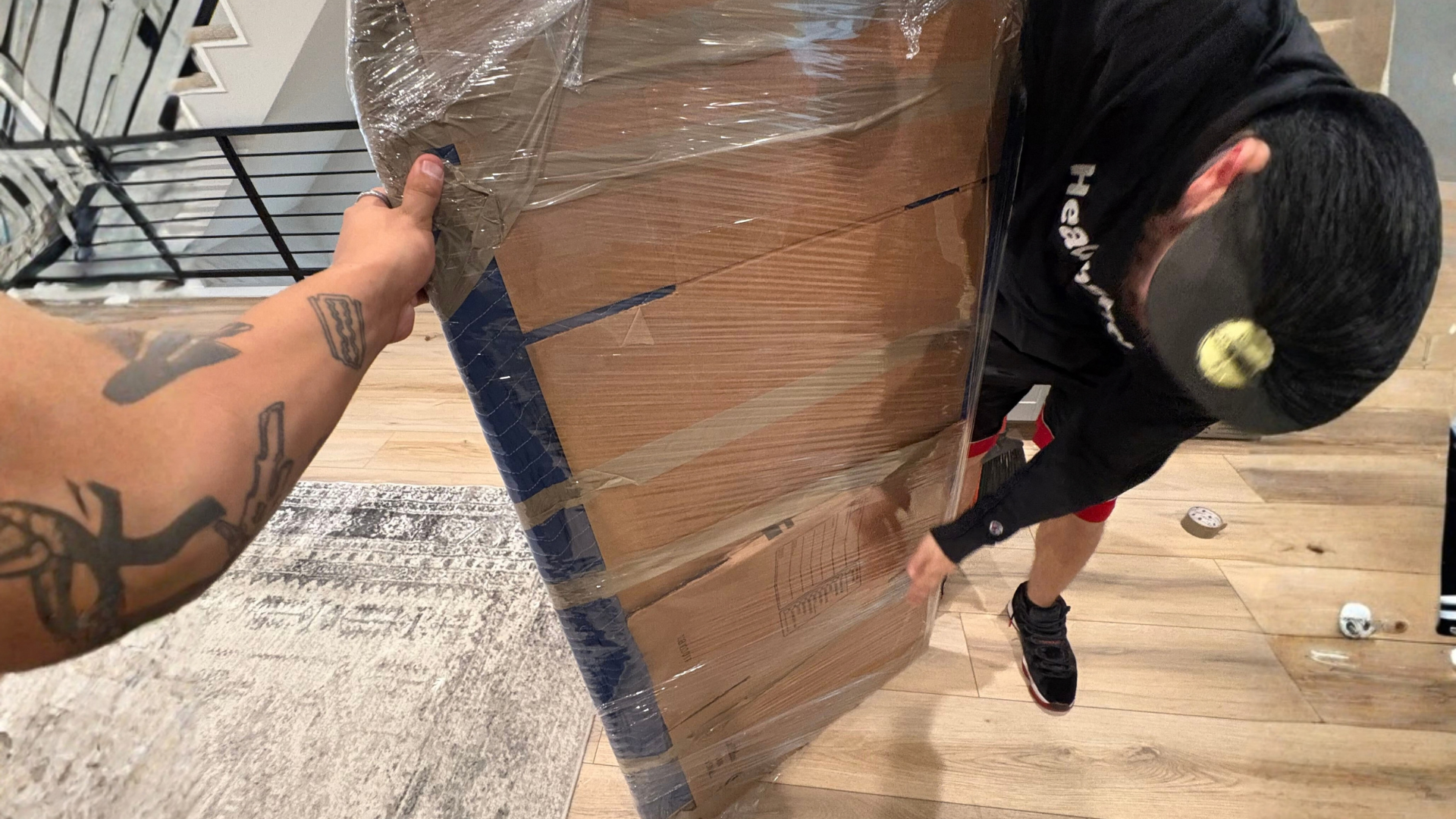 Headband Movers crew loading a moving truck in Capitol Hill