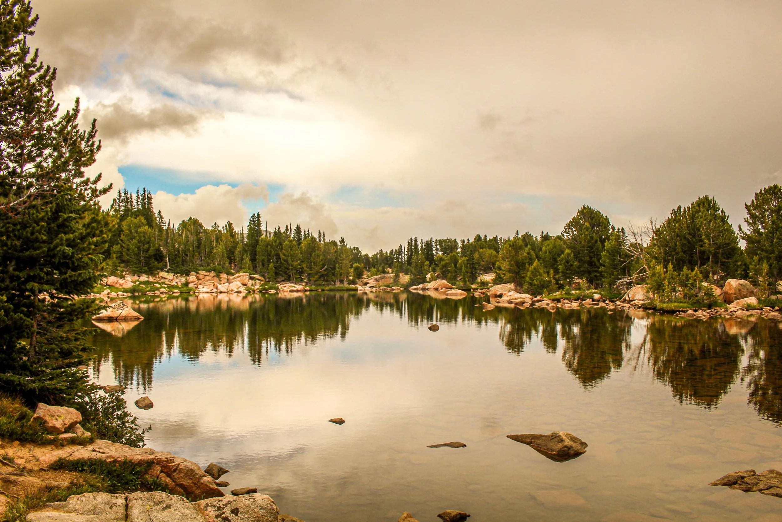 Lake in Beartooth Highway, Montana