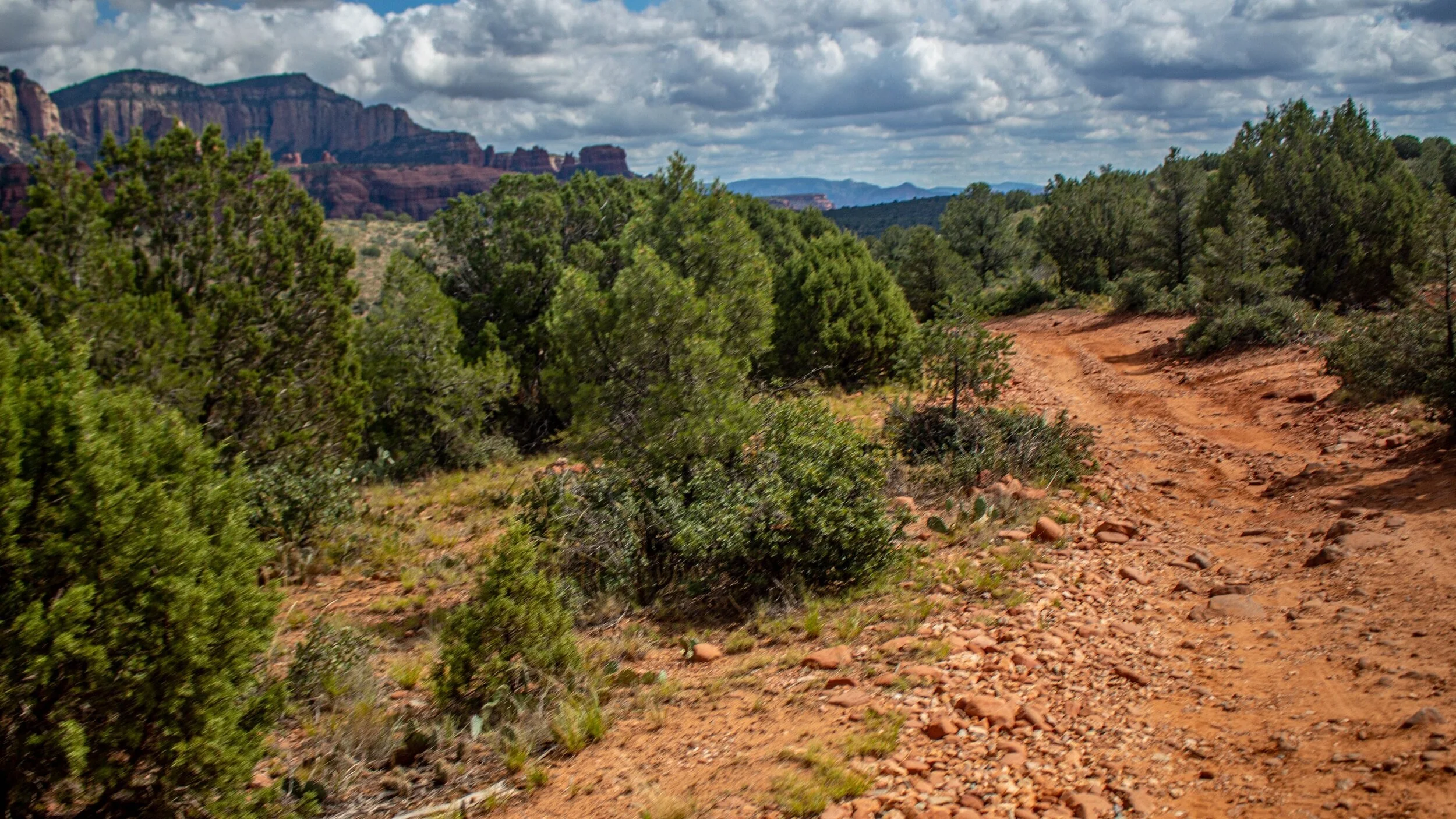 Ofroading in the red rocks of Sedona, Arizona