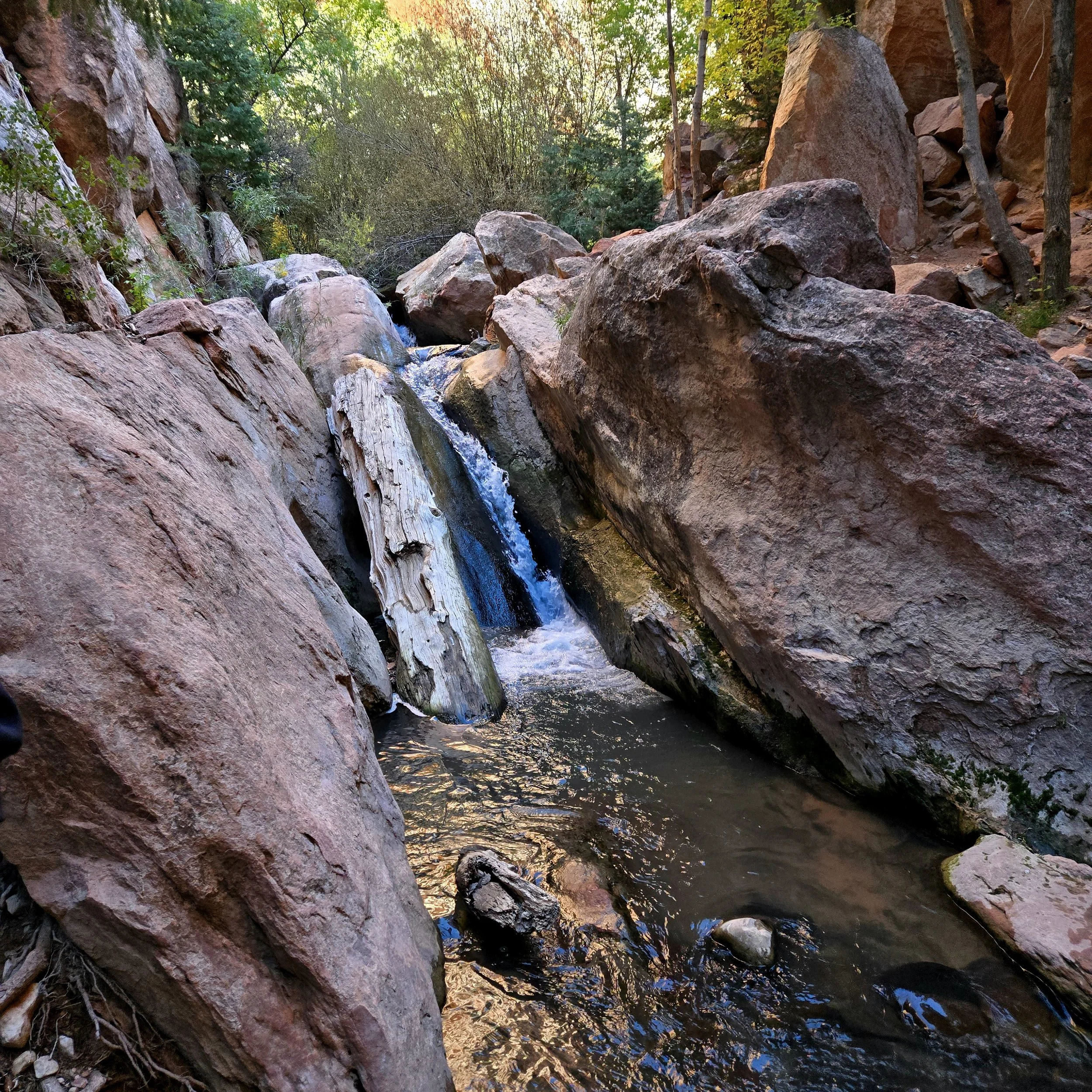 Hiked to our first waterfall, Kanarra Falls, Utah