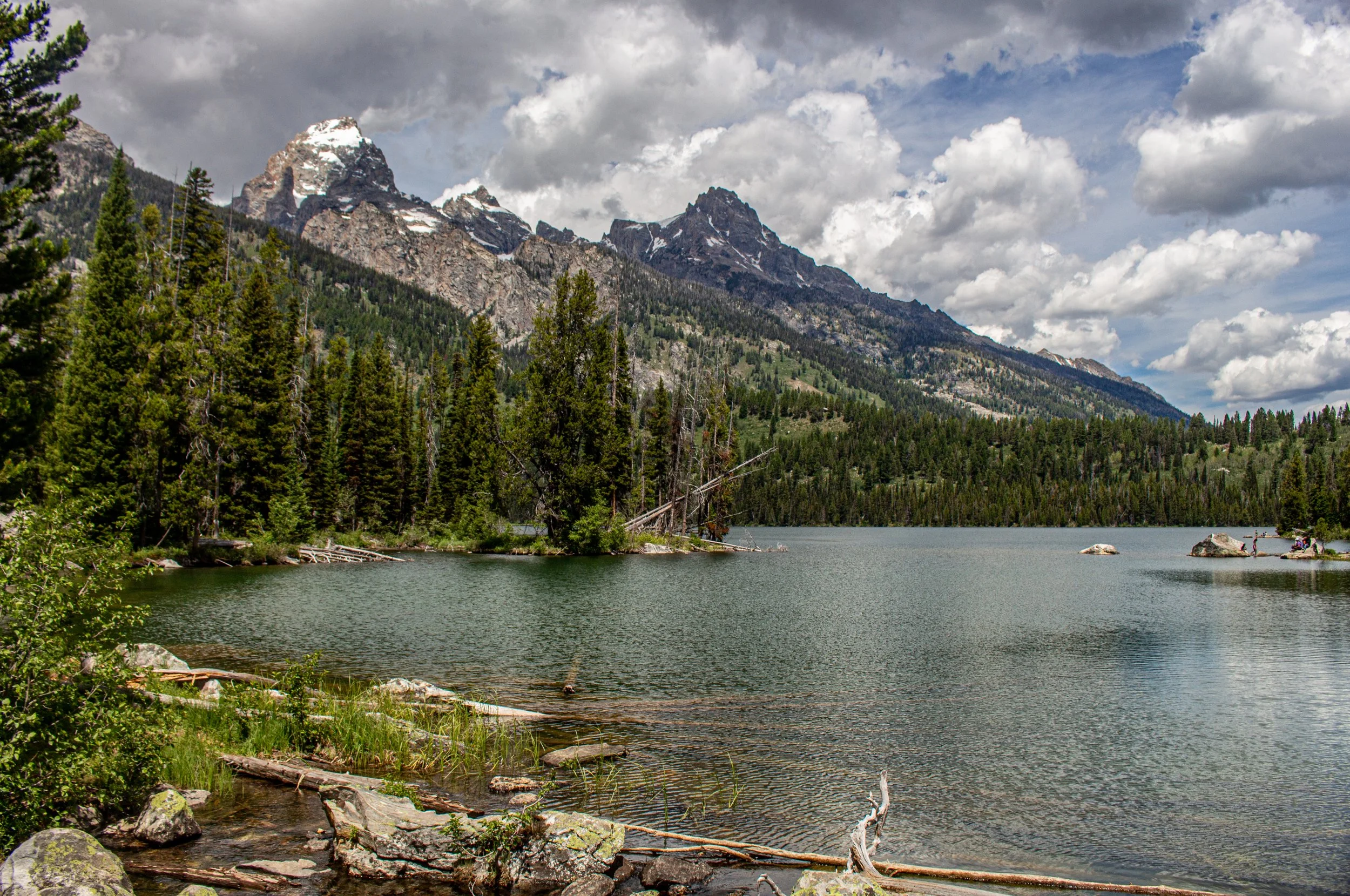 Taggart Lake in the Grand Tetons
