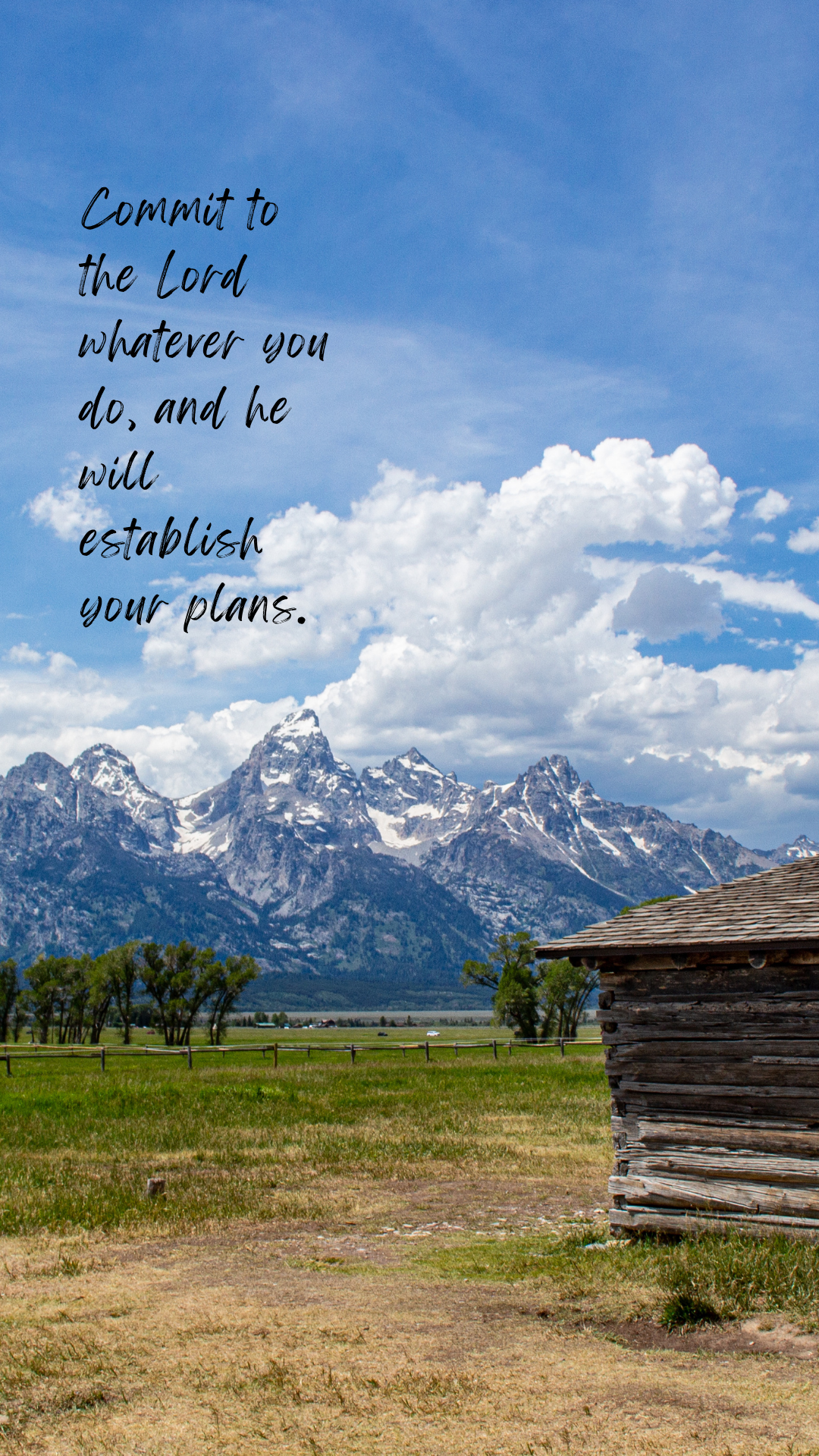 Famous barn in the Grand Tetons