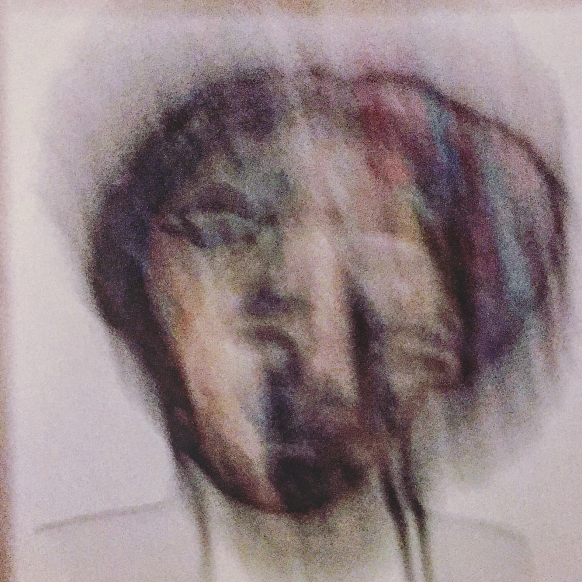 when boundaries are enforced: anger, manipulated acrylic print, 8 in. x 8 in., 2019.