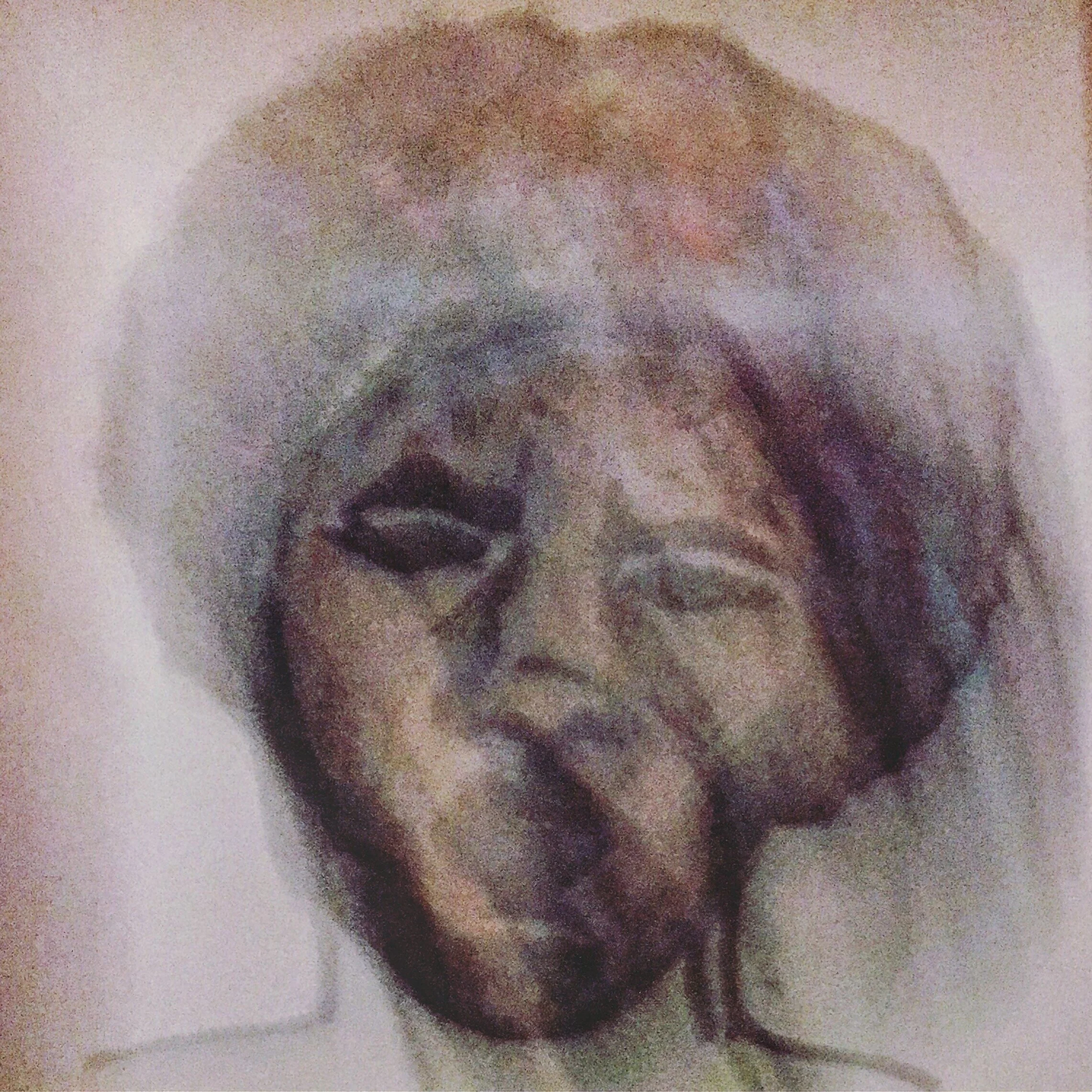 when boundaries are enforced: confusion, manipulated acrylic print, 8 in. x 8 in., 2019.