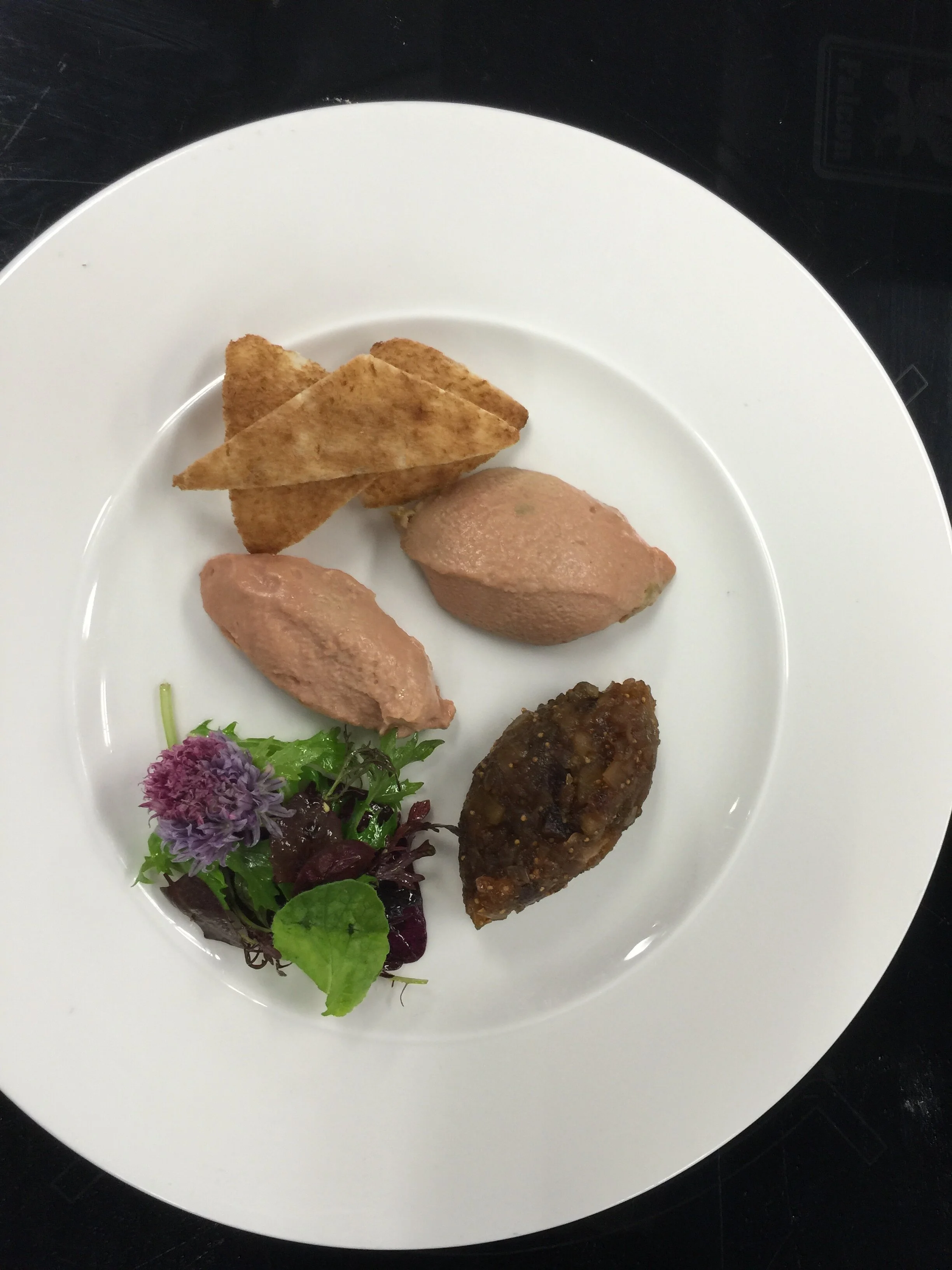 Classic Pate with Onion Compote and Melba Toast