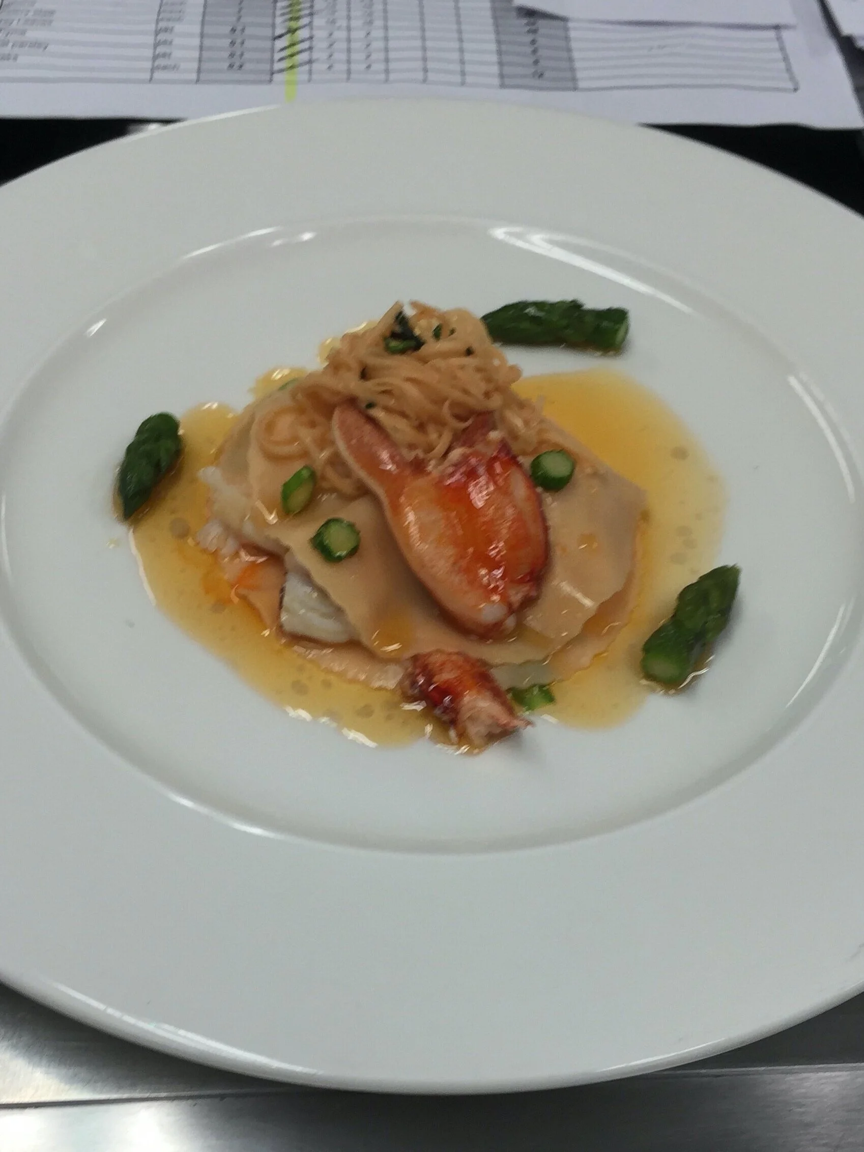 Open-face Lobster Lasagna