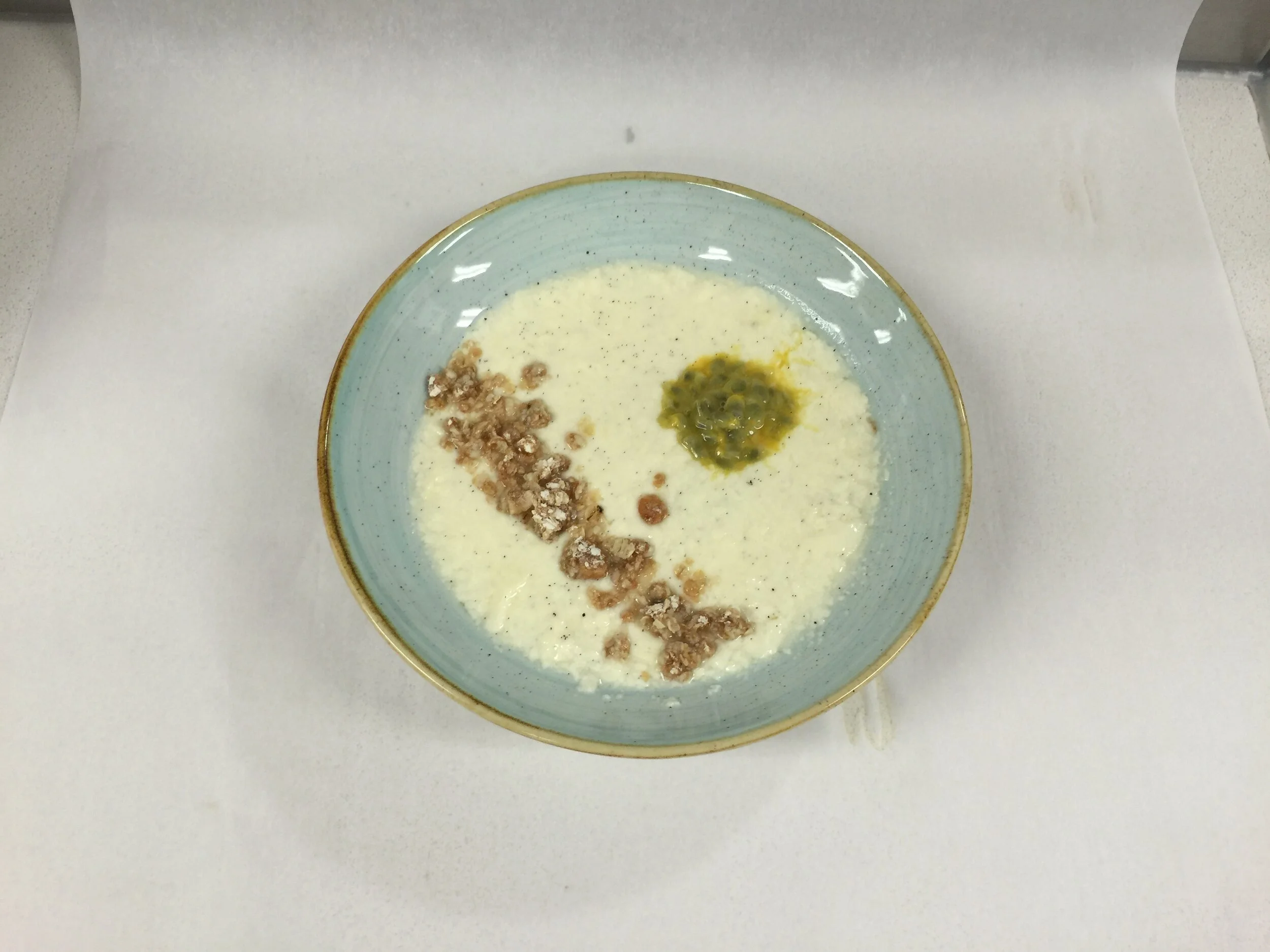 Homemade Yogurt with Passion Fruit and Granola