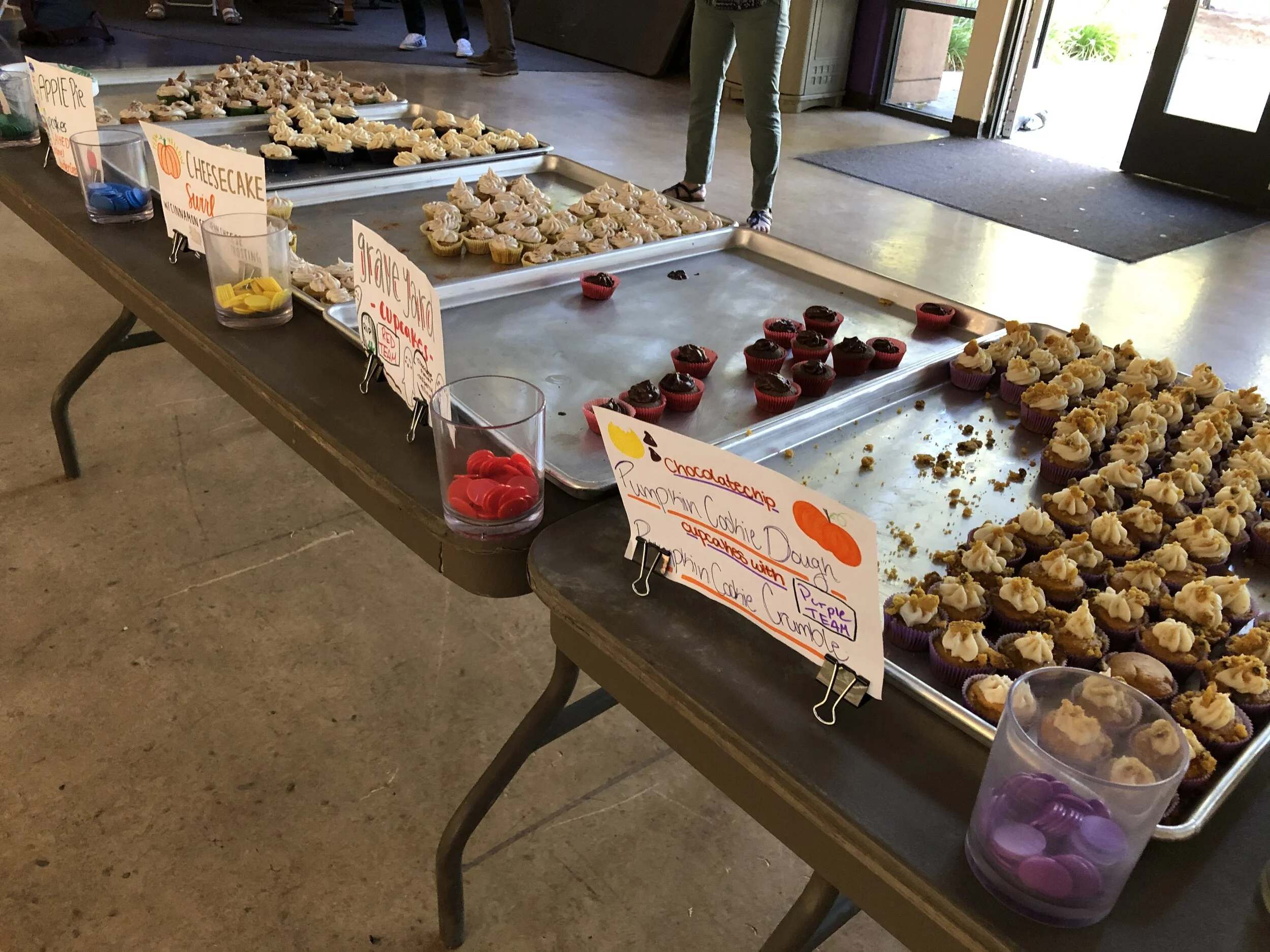 Cupcake Wars Contest at Staff Meeting