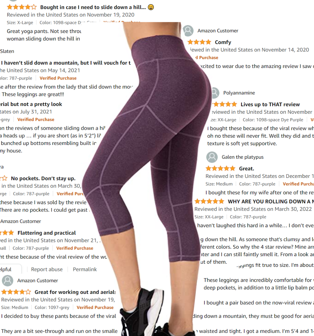 Me, You, and Meme Reviews: RAYPOSE Women's Yoga Leggings — Review