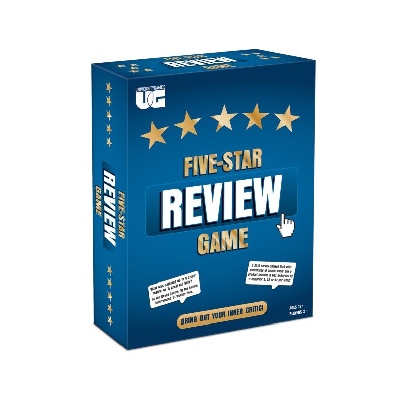  University Games, 5-Star Review Party Game, The Game of Crazy  Reviews, for 2 or More Players Ages 12 and Up : Toys & Games
