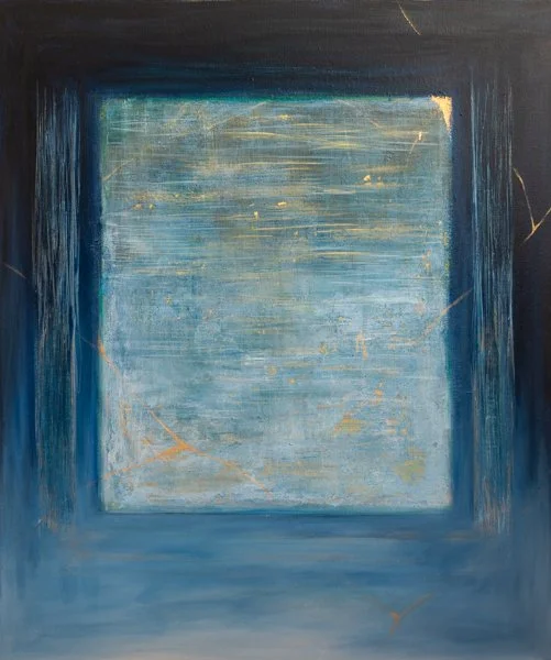 Speak in Silence, 2026. Mixed Media on Canvas - 76 x 91cm