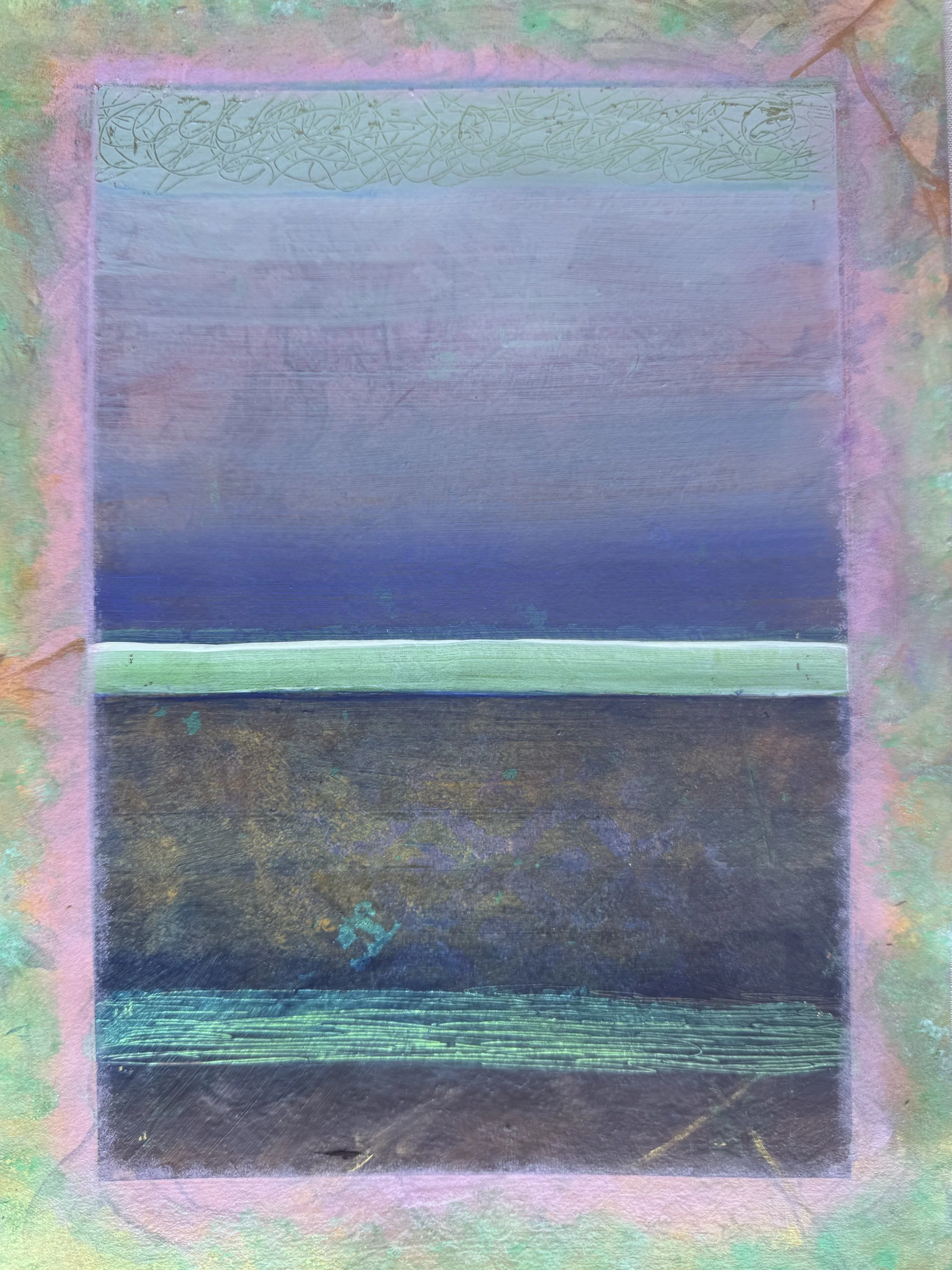 Love, See, Speak. 2026. Mixed Media on Bamboo Paper - 23 x 33cm