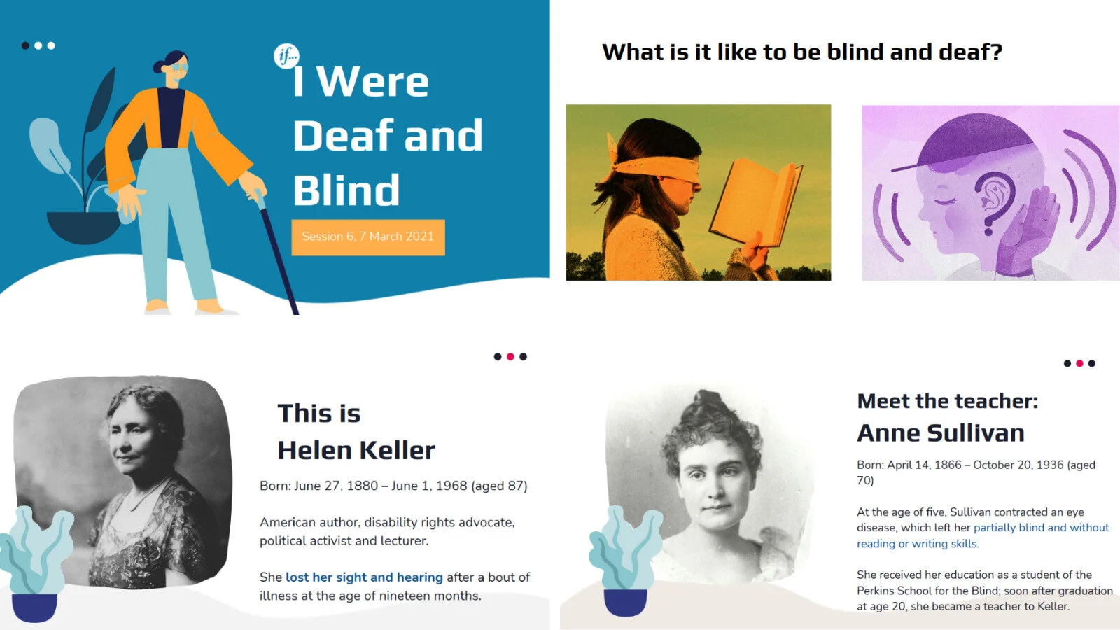 Sec 2 to 4: If I were Deaf and Blind