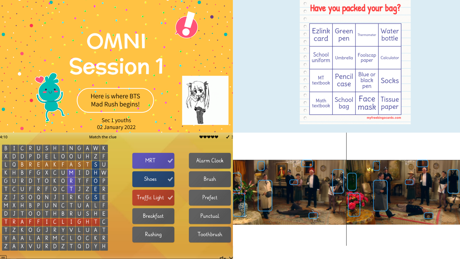 Sec 1: Back To School Ice-Breaker
