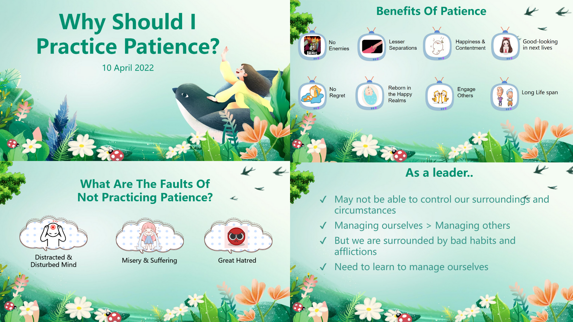 Sec 3-4: Why Should I Practice Patience? — Day By Day