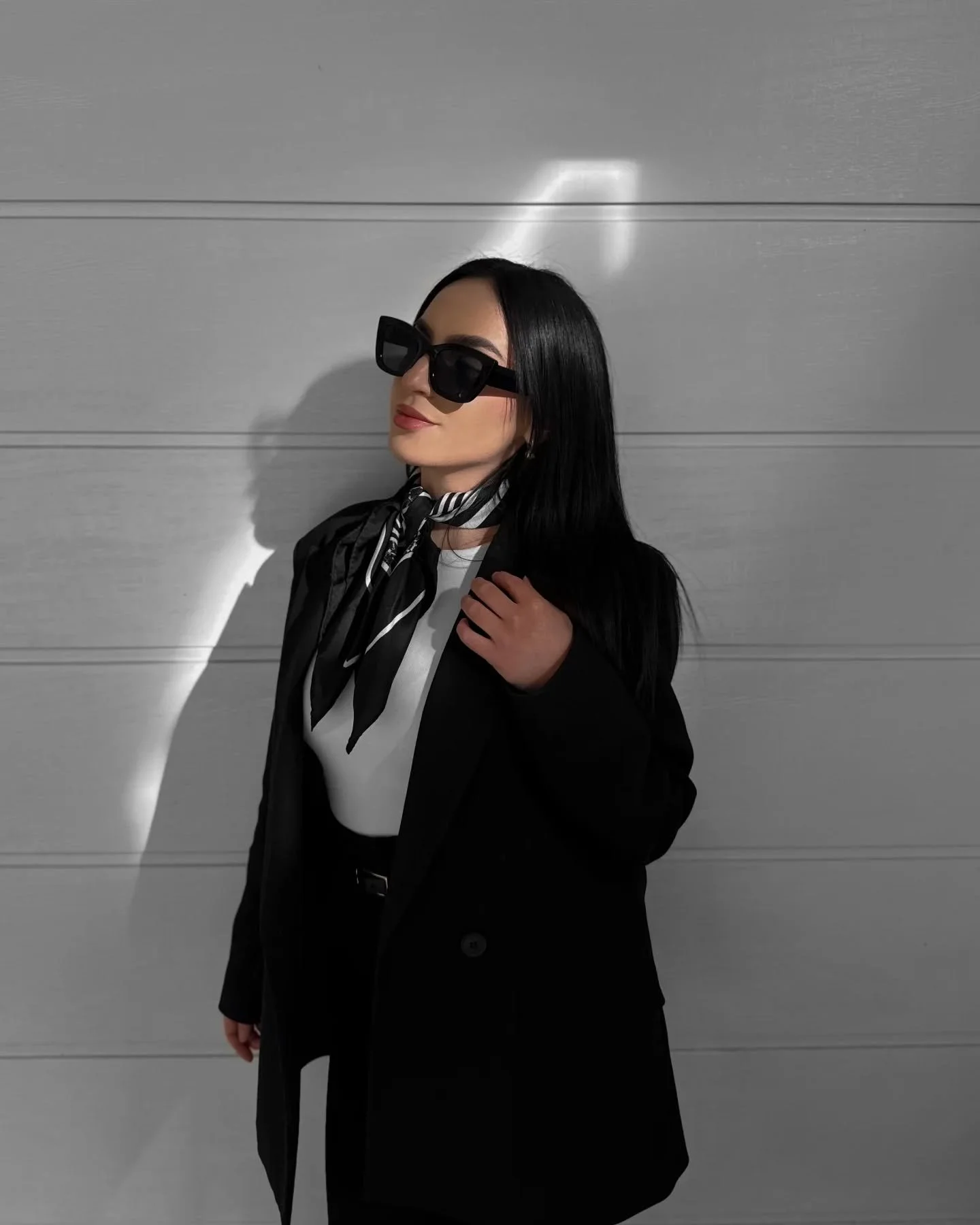 A wardrobe essential &ndash; our Ylvie scarf, as seen on stunning @valentinavalorzi 
#ylviescarf #profanterbags