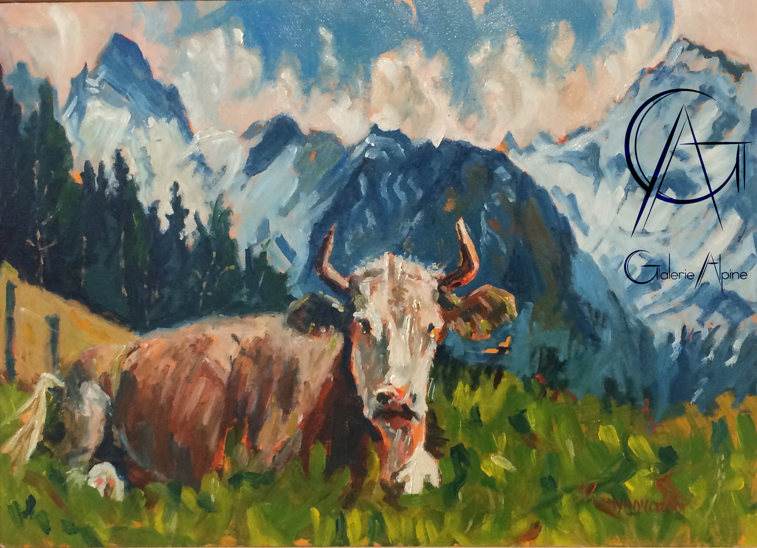 Bill O_Connor - Alpine Pasture - Oil on canvas - 40x50cm.jpg