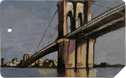 Brooklyn Bridge on NYC MetroCard