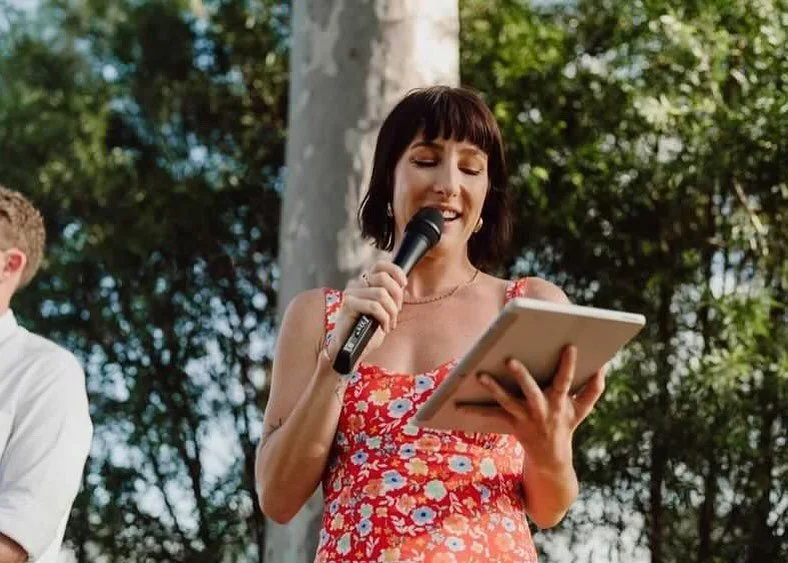 At home amongst the gum trees&hellip;reading a beautiful love story in front  of a bunch of strangers! 

I really do love this job and am so thankful for all of the amazing couples I get to meet along the way, sharing their story with the people they