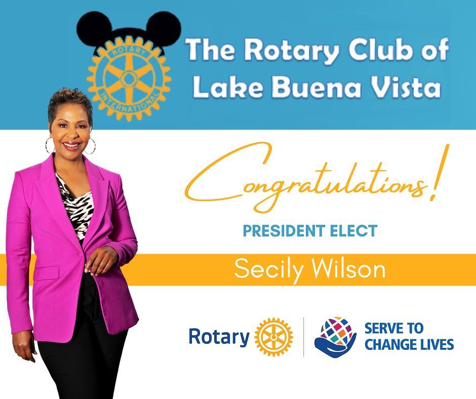 Today starts a new season! Thank you to the members of the Rotary Club of Lake Buena Vista for the honor of serving as President Elect!

Learn more about our &ldquo;Service Above Self&rdquo; philosophy at www.rotarylbv.org 

#rotary #president #women