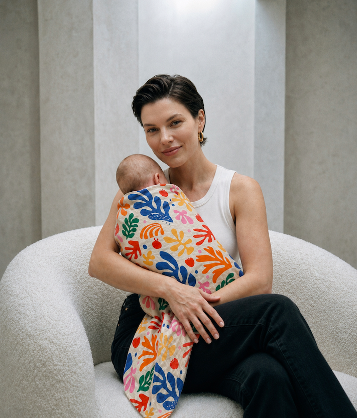 Organic Cotton Muslin Swaddle Blanket | Matisse