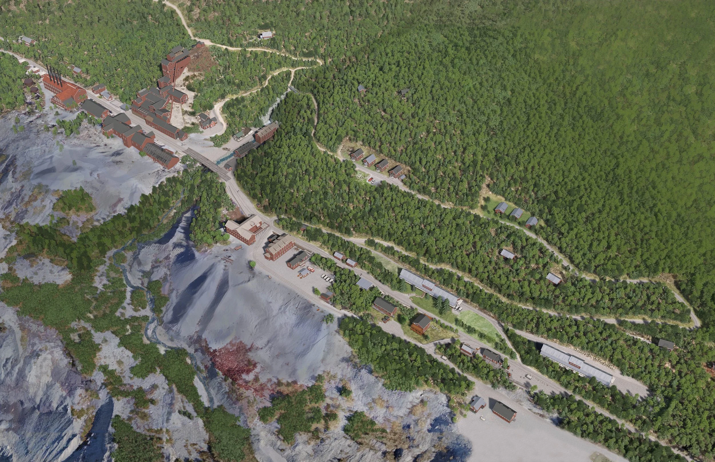 Kennecott National Historic Site Walking Map