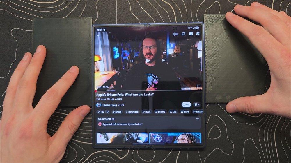 16:9 Comparison to Z Fold 7