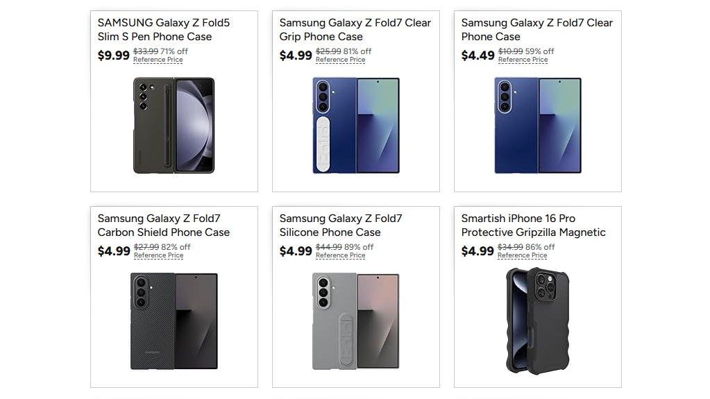 Various Foldable Cases $5+