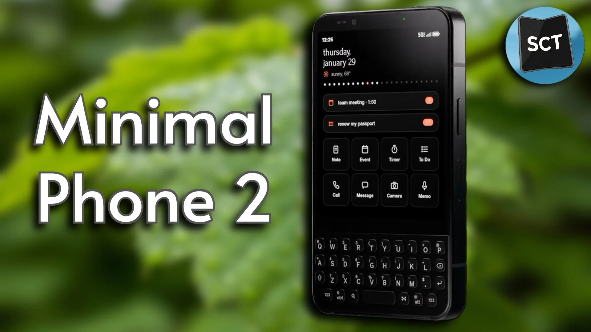 Minimal's New Phone Looks Ready to Compete vs Clicks, Unihertz Titan