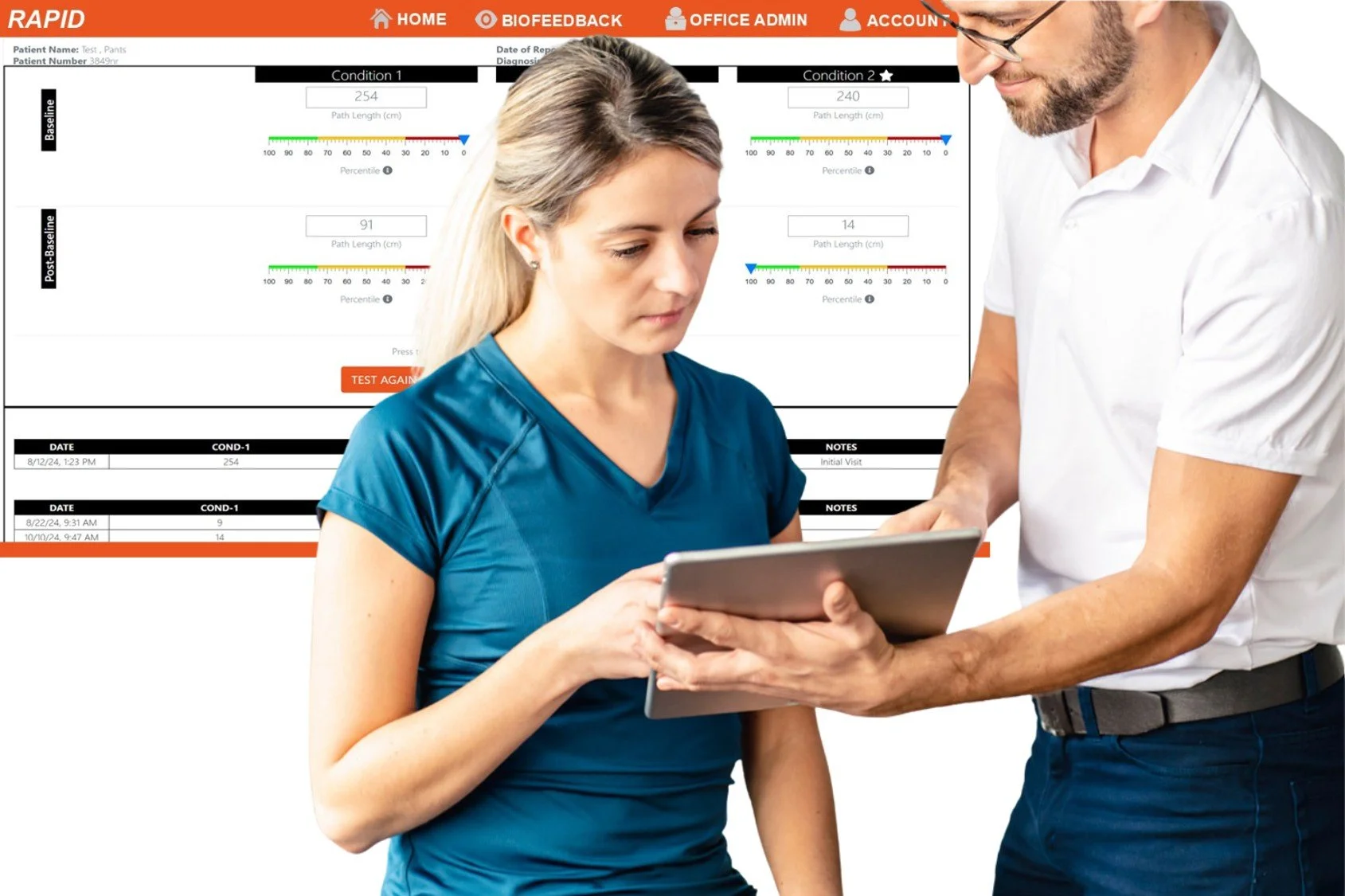 New in RAPID Rehab: Cognitive-Motor Dual-Task Tests