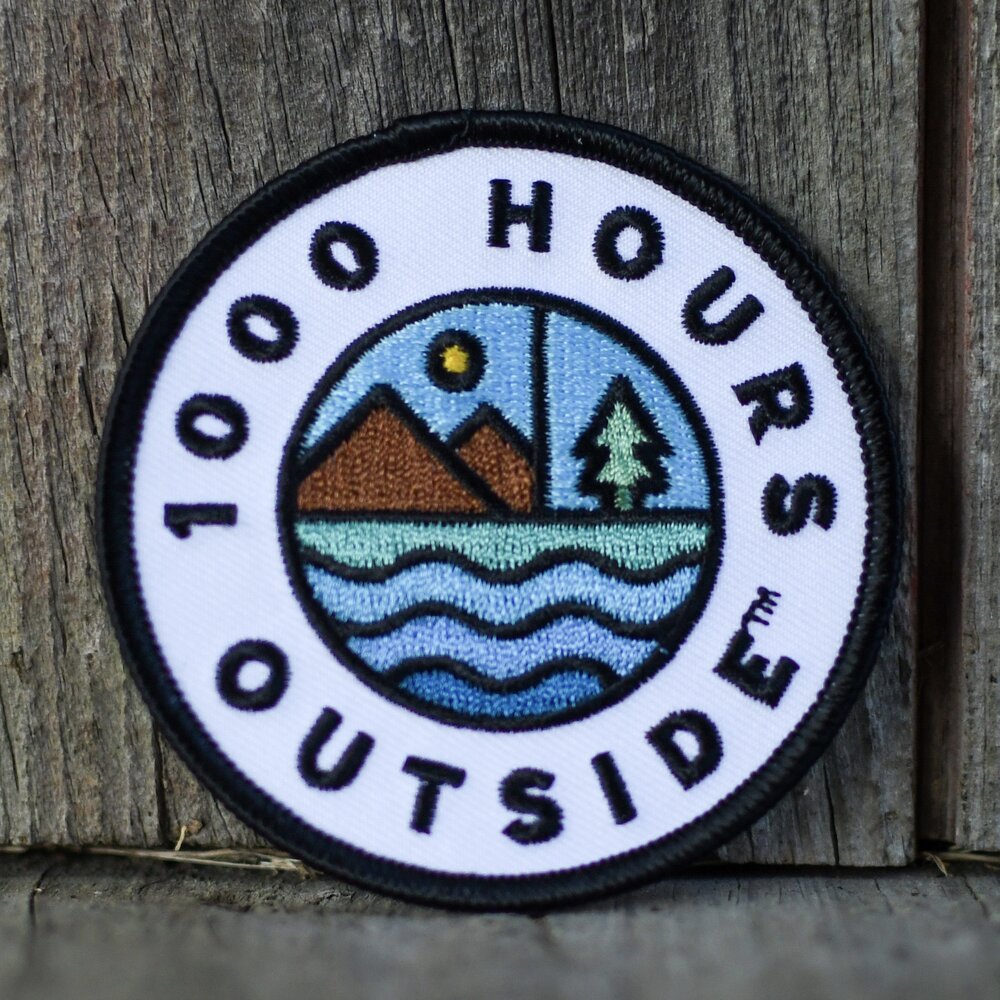 3 Logo Patch - Iron or Sew on, FREE SHIPPING — 1000 Hours