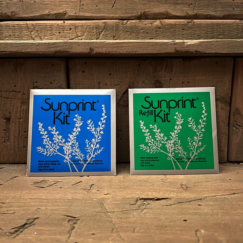 Nature Print Paper Sun Printing Kit - 80 Sheets 4x4 Inch, Includes Print Frame & 6 Transparencies, Made In USA