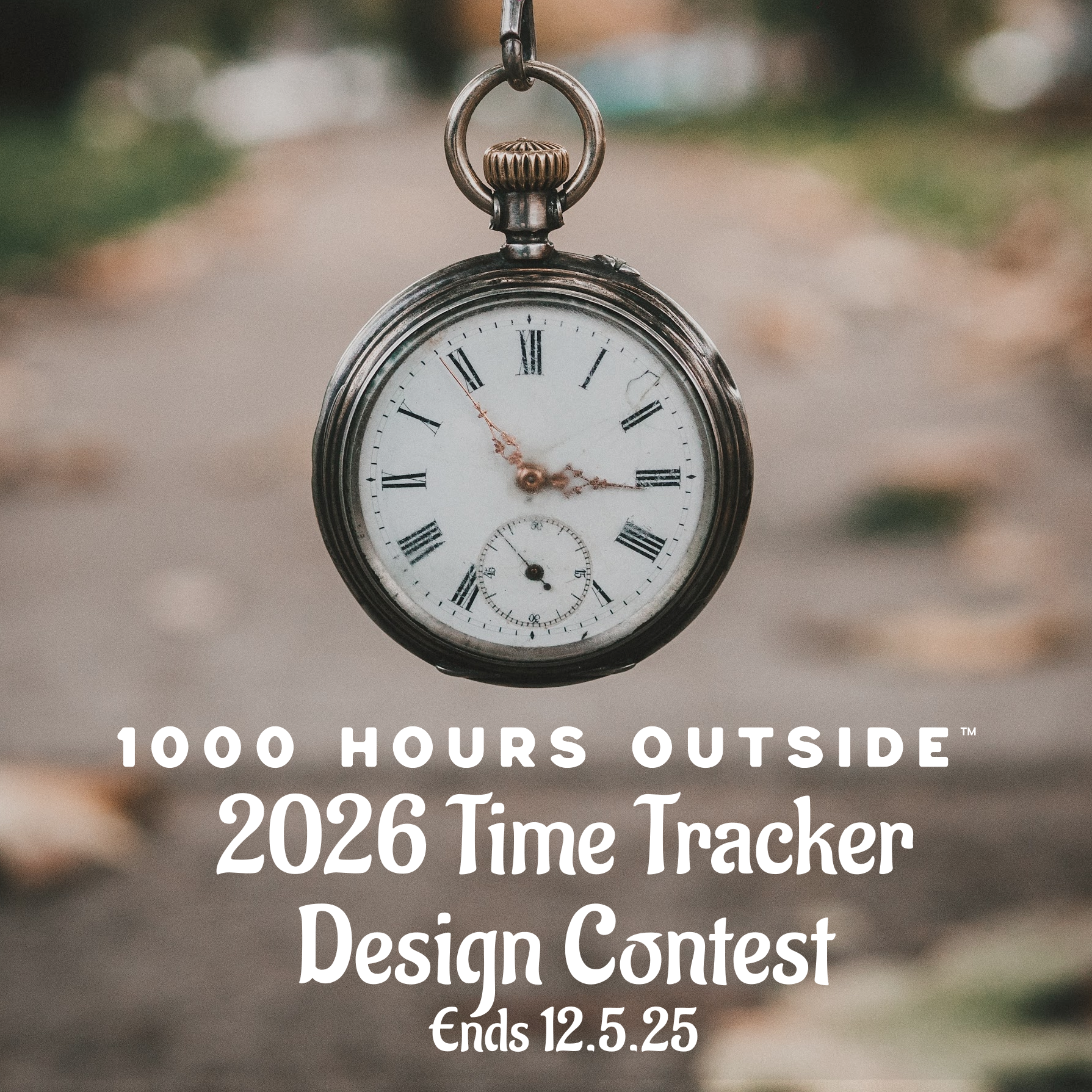 1000 Hours Outside 2026 Time Tracker Design Contest