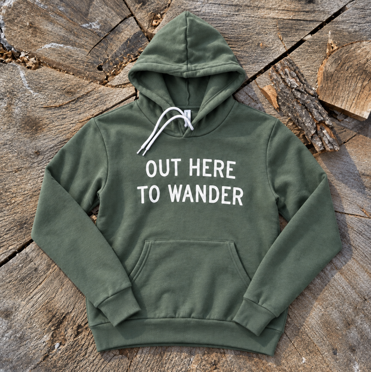 Out Here To Wander Hoodie - Adult
