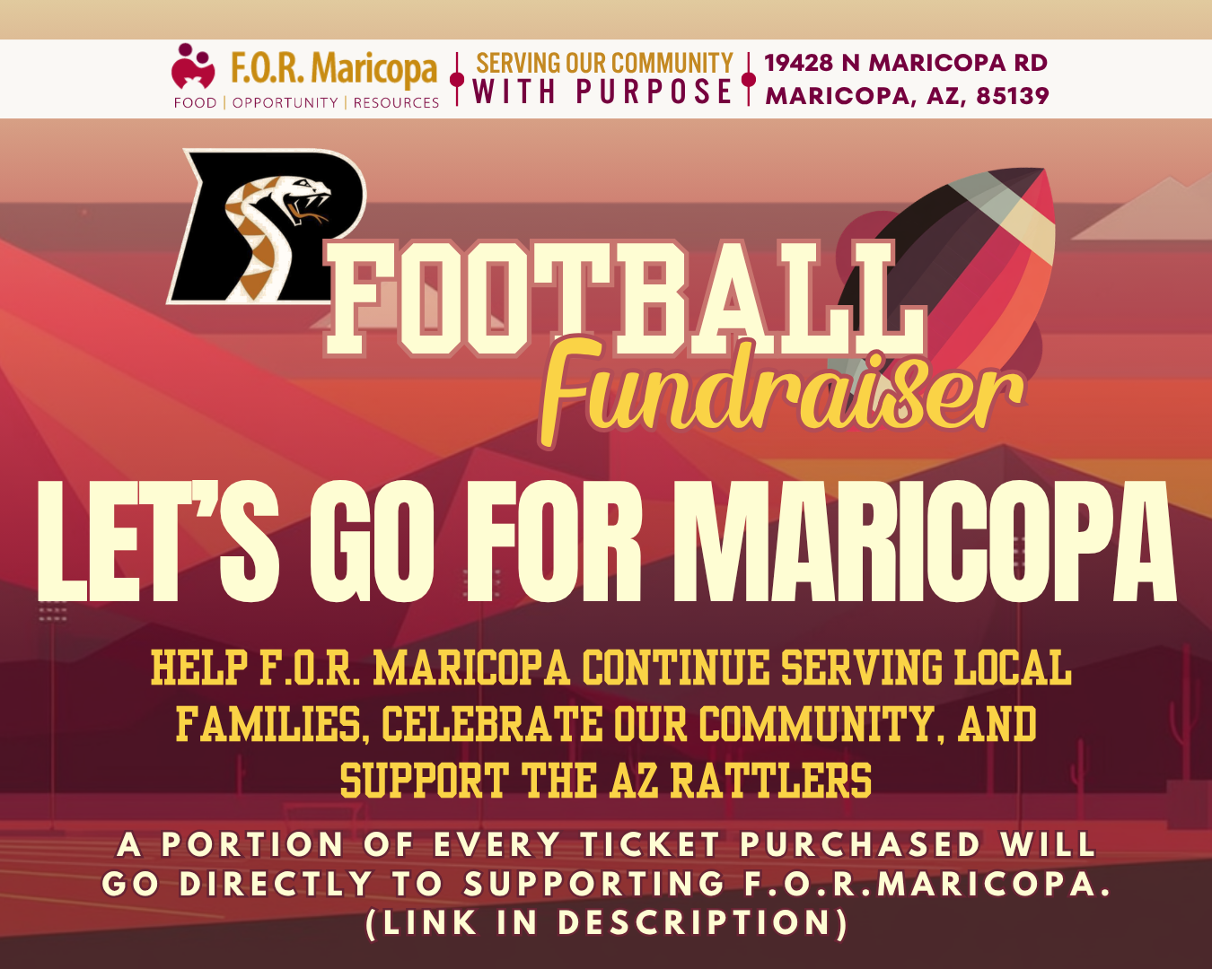 F.O.R. Maricopa food bank Fundraiser