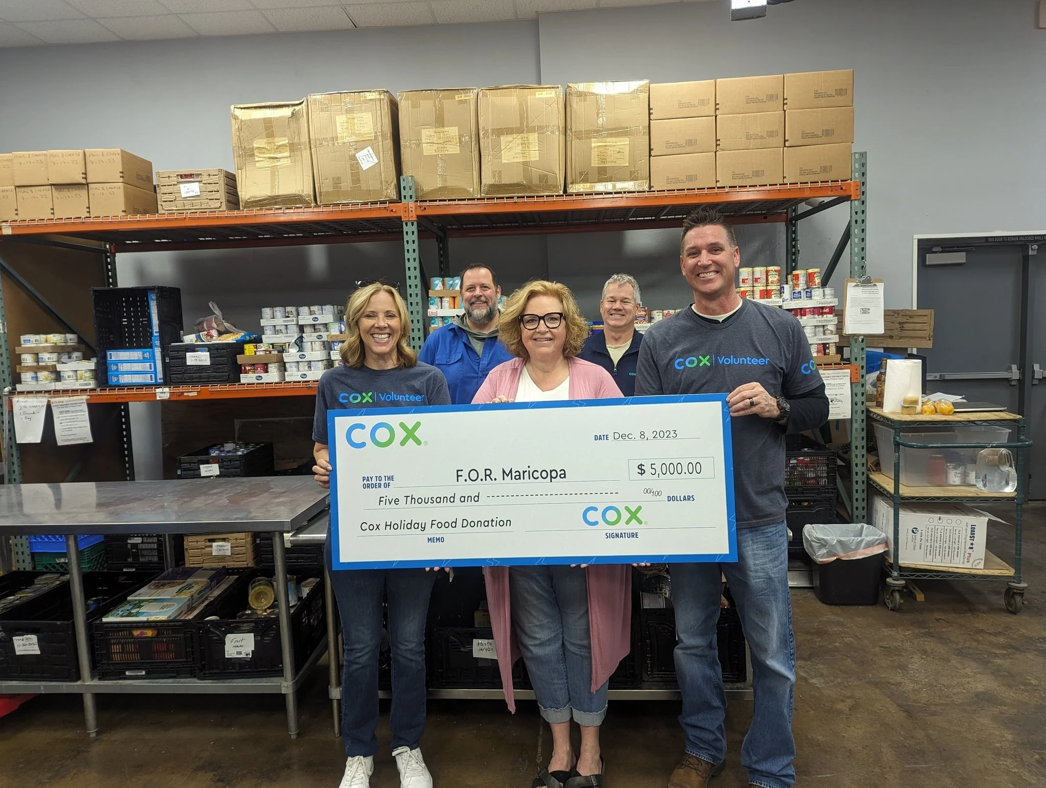 Cox Community business donation