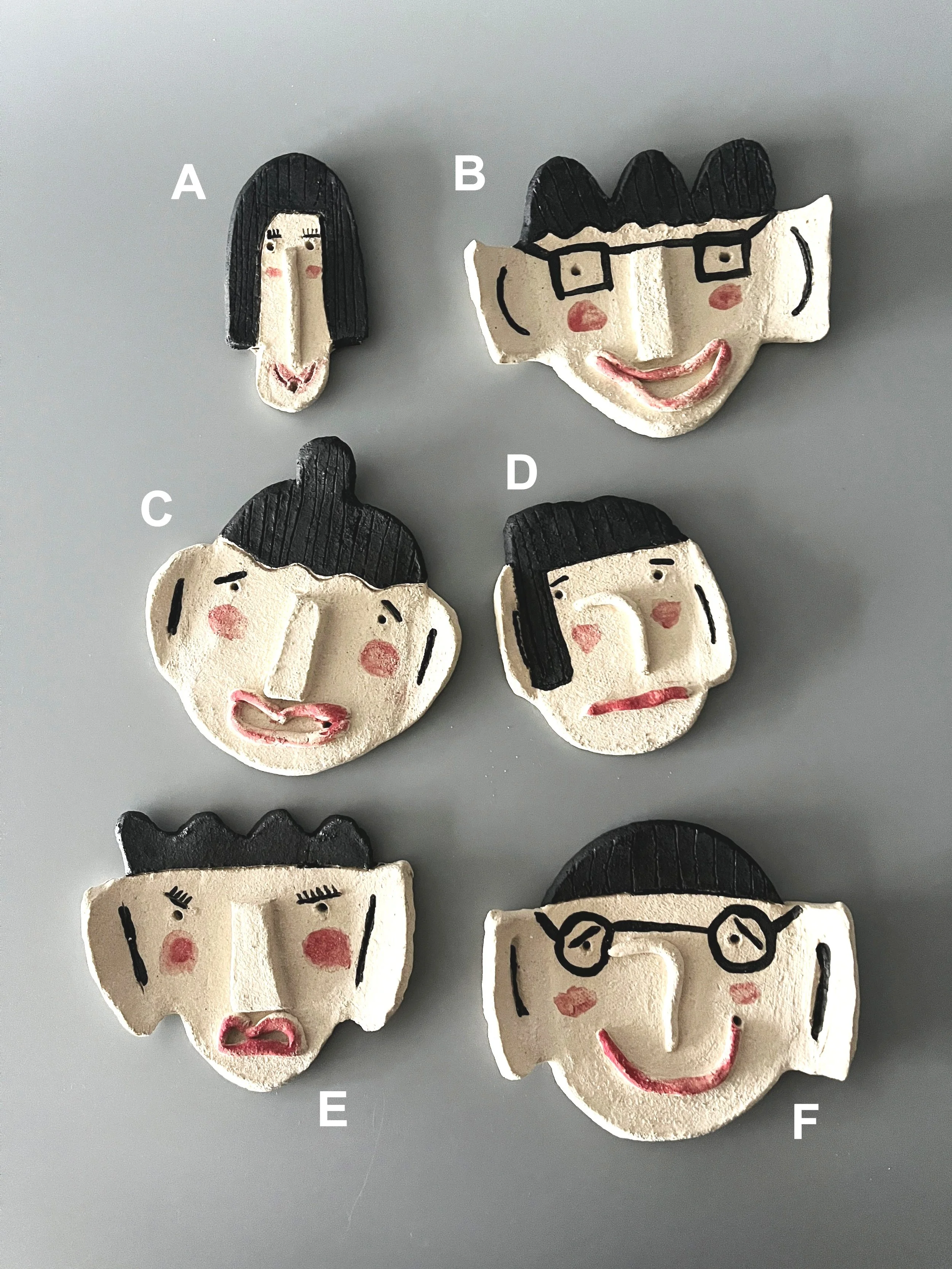 Face incense holder II