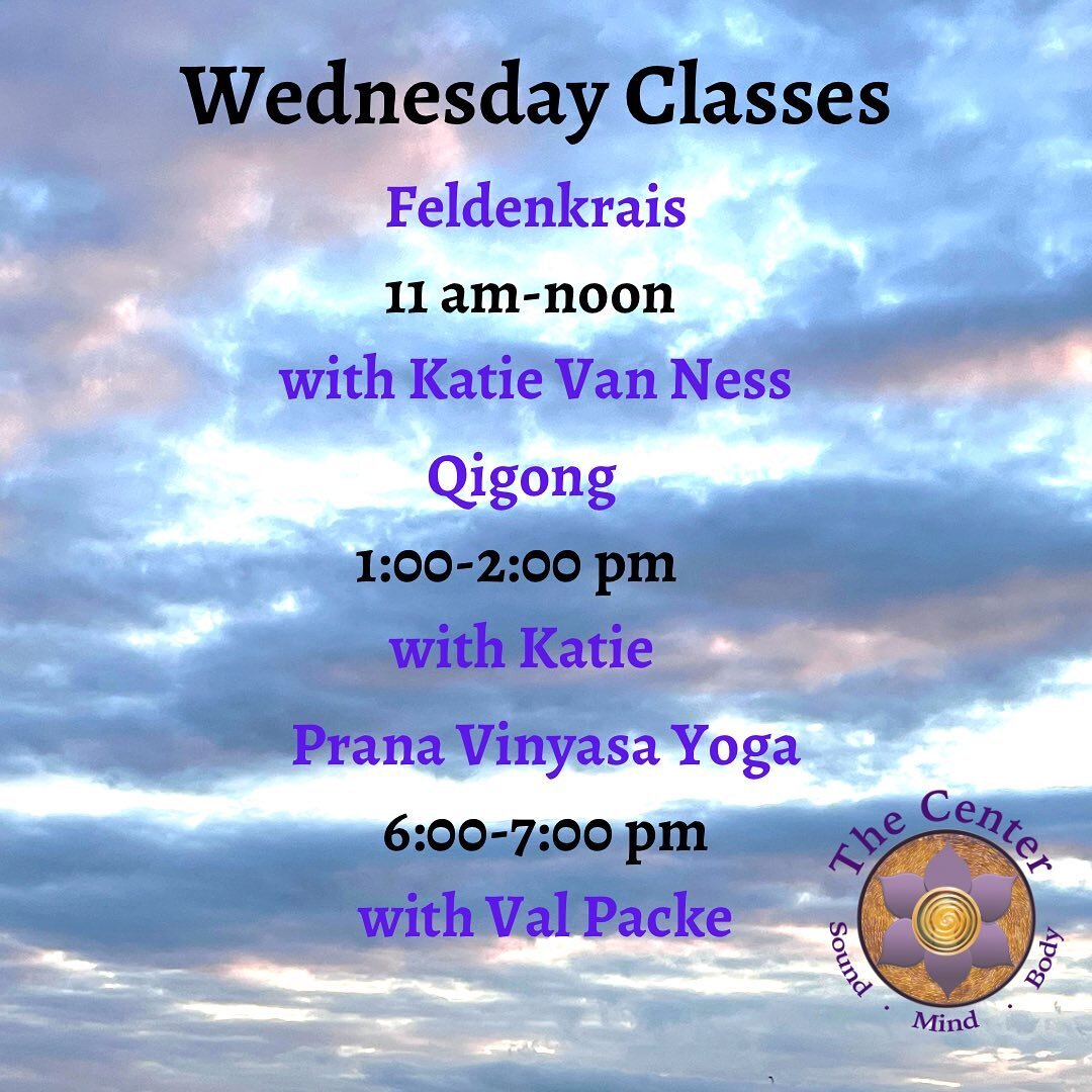 I love our unique classes offered by gifted and experienced teachers. Come join us at The Center, link to register in bio. #feldenkrais#qigong#medicalqigong#pranavinyasa#pranavinyasayoga#movement#yoga#health#wellness#mindfulness#selfcare#downtownfred