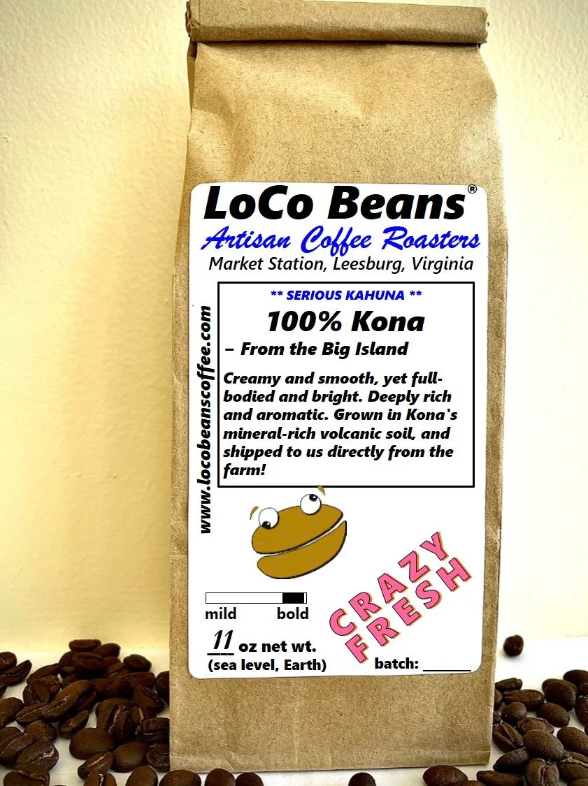 100% Kona (Natural-Processed), 11oz