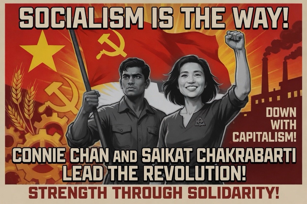 When asked whether Capitalism or Socialism is better, Connie Chan and Saikat Chakrabarti both refused to answer because they both want high tax big government Socialism which will be a disaster!