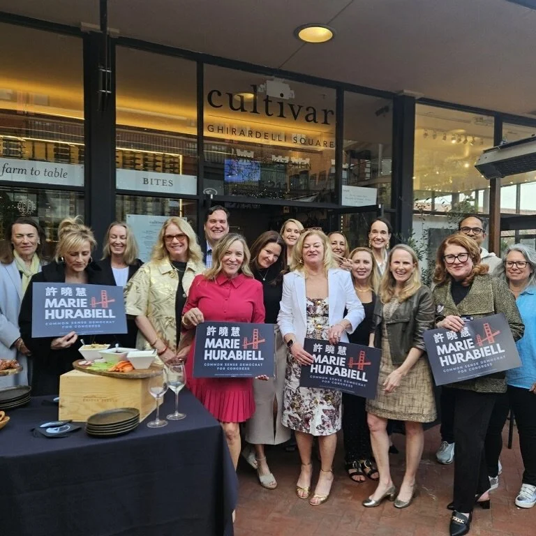 Thank you to all the wonderful women who came out today to Ghirardelli Square to support my campaign!