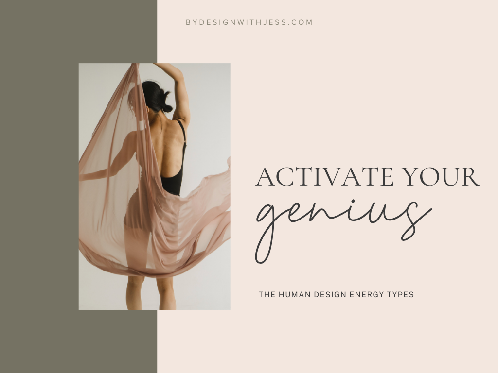 Activate Your Genius: Human Design Energy Types + Authority Guide