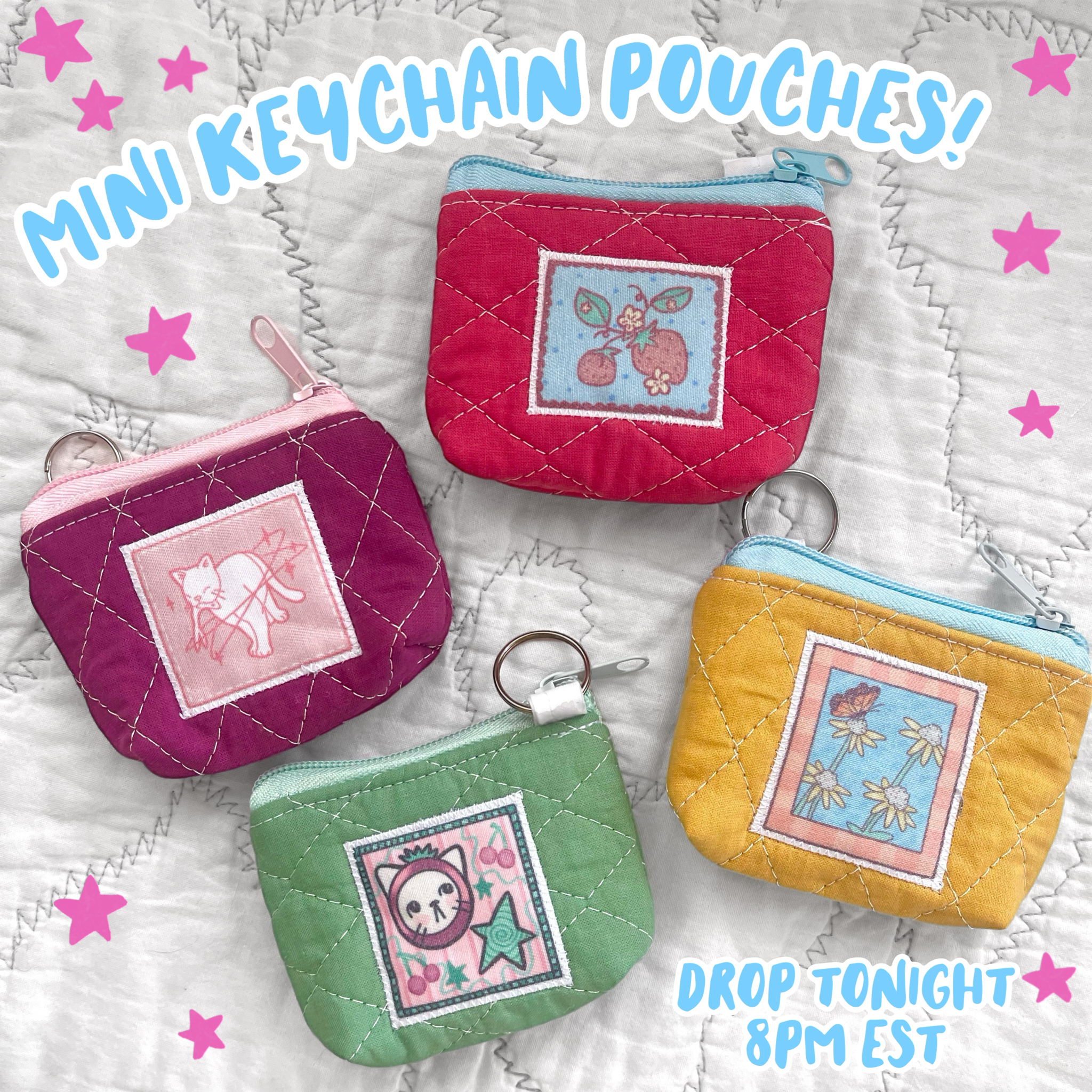 Mini Keychain Pouches!