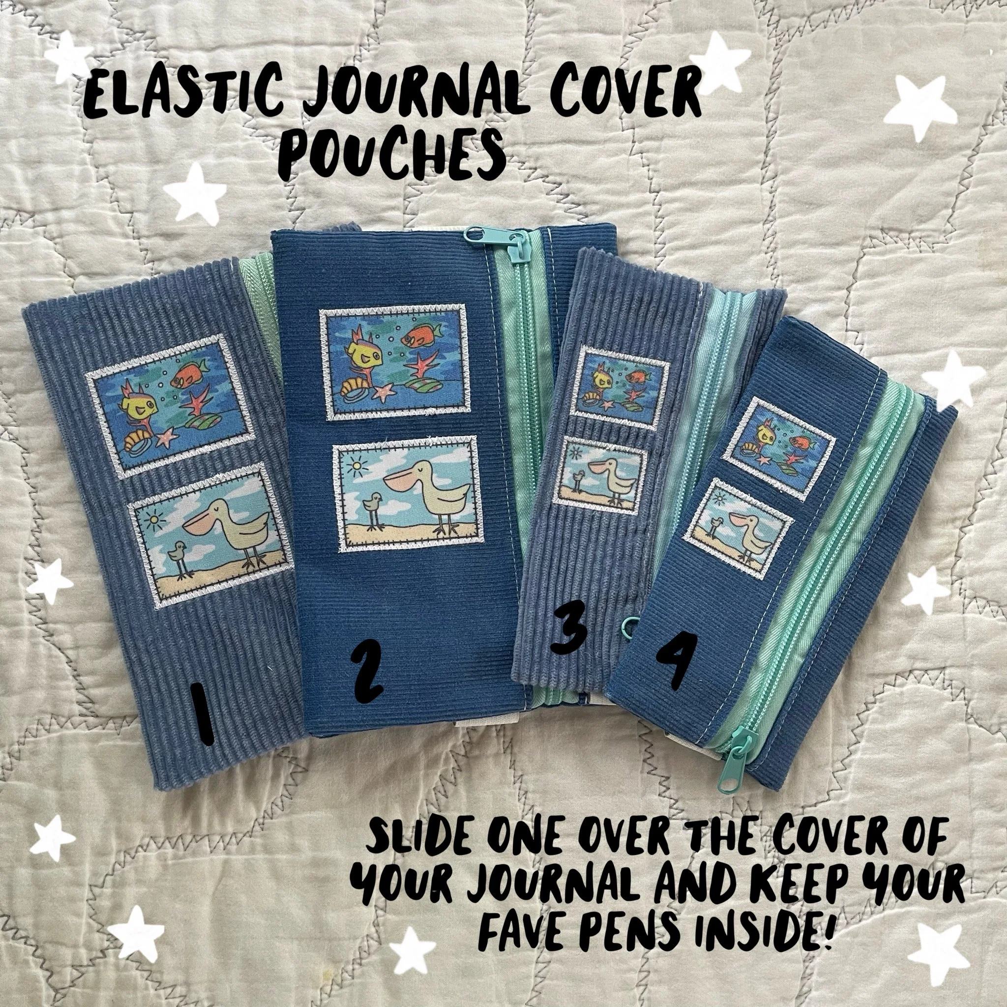 Elastic Zipper Pouches!