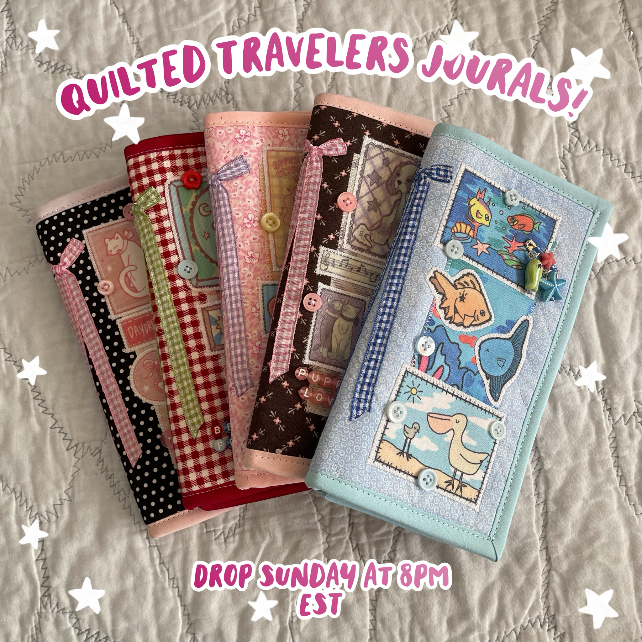Quilted Travelers Journals!