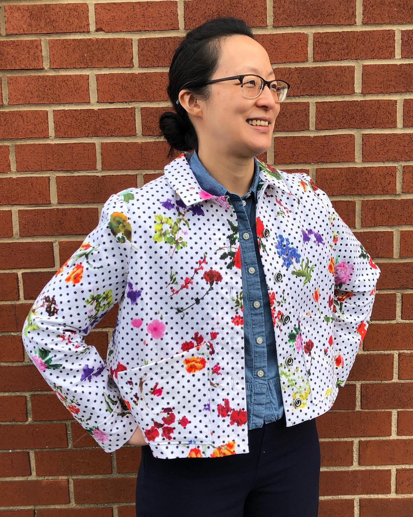 I have a new blog post up. I made this Seamwork Rhett jacket out of a half finished dress project that had been sitting in my unfinished project pile for years. I unearthed the dress project pieces in a moment of inspiration after listening to the Se