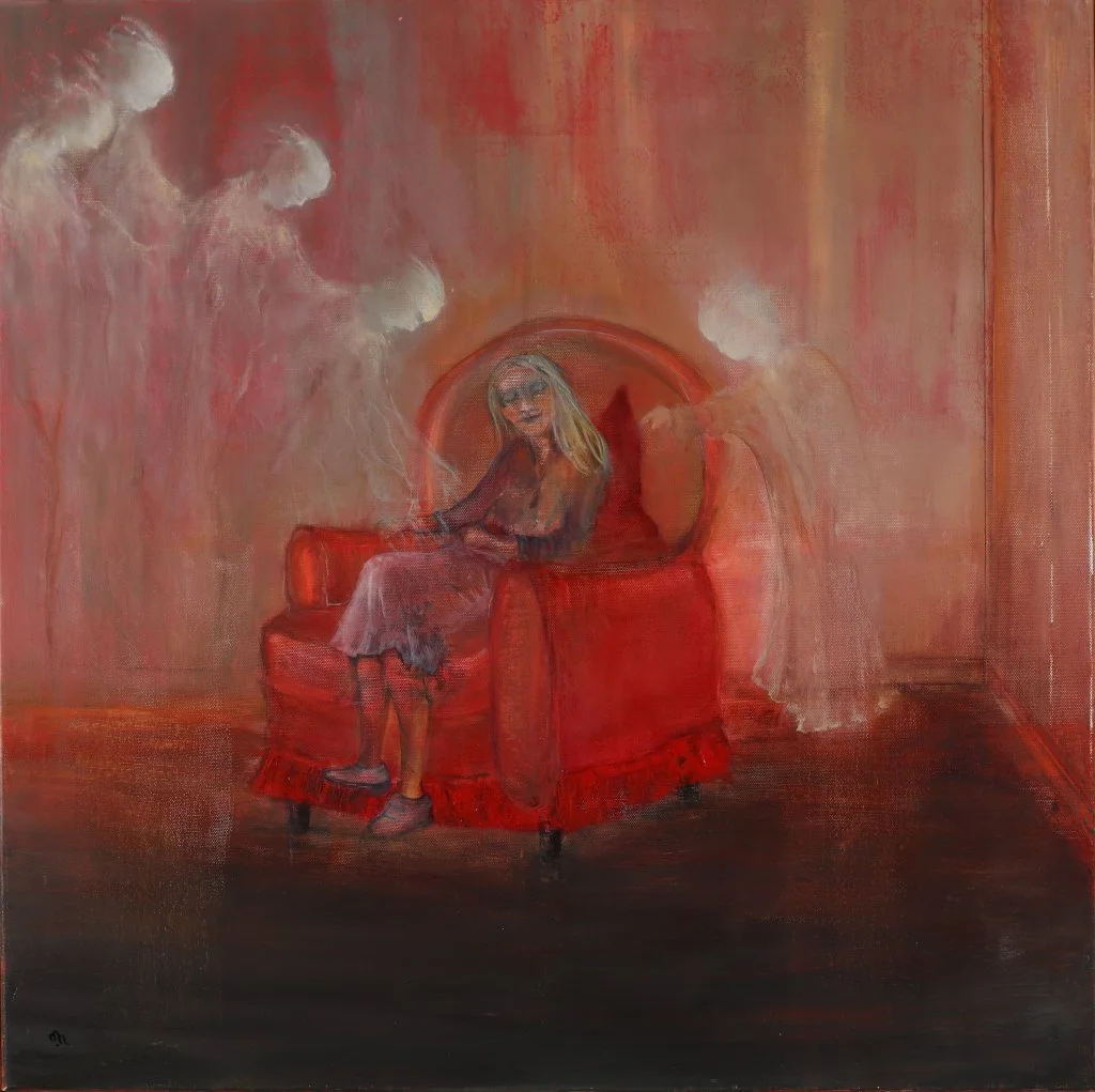 The Red Chair
Oil on canvas
77 x 77 cm
Time-Lapse exhibition
Featured painting