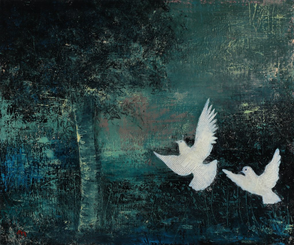 Poetry in Motion 2022
Mixed media oil on canvas
60 × 50 cm
€1000