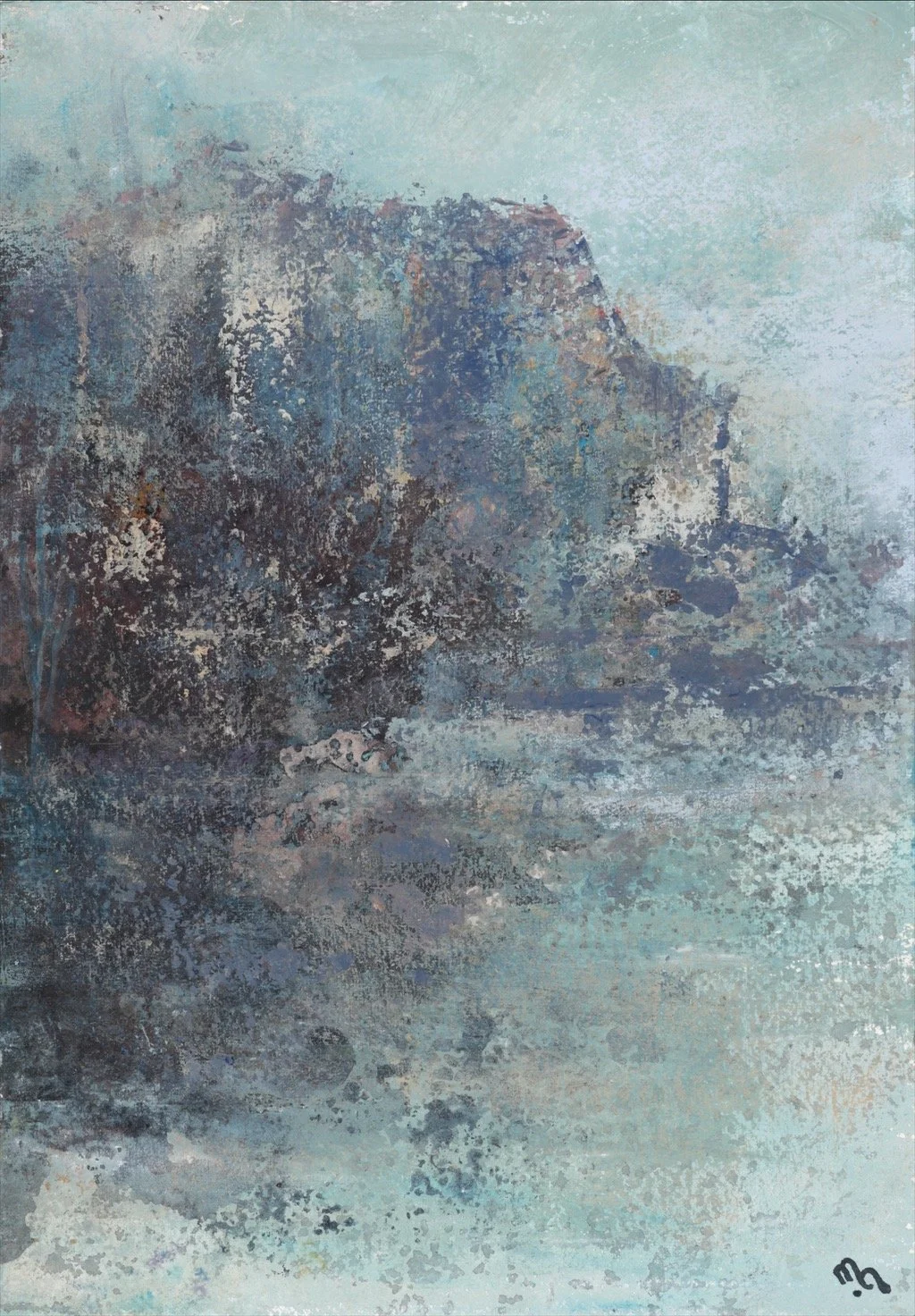 A Soft Mist 2026
Acrylic and Ink on canson paper
22 × 31 cm
€520
